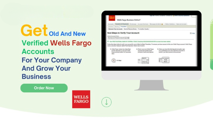 Buy Wells Fargo Bank Account